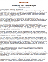 bathinda dharna 24-11-2010 - The tribune.PNG